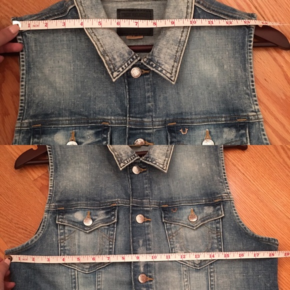True Religion Jean Vest - EUC - Shelby Western - Picture 7 of 8